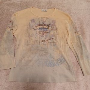 vintage Skinny Minnie shirt, women/junior L